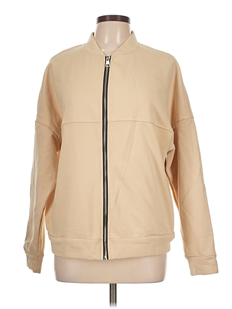Pre-owned Assorted Brands Track Jacket In Tan