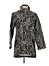 Soft Surroundings 100% Nylon Animal Print Black Coat Size XS - photo 1