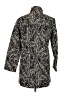 Soft Surroundings 100% Nylon Animal Print Black Coat Size XS - photo 2