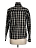 Zara Checkered-gingham Black Long Sleeve Button-Down Shirt Size M - photo 2