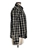 Zara Checkered-gingham Black Long Sleeve Button-Down Shirt Size M - photo 4