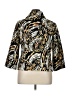 Rafaella Print Gold Blazer Size XL - photo 2