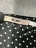 Mi ami 100% Polyester Polka Dots Black Cocktail Dress Size L - photo 6