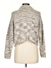 Pink Rose Metallic Silver Pullover Sweater Size L - photo 1