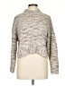 Pink Rose Metallic Silver Pullover Sweater Size L - photo 2