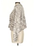 Pink Rose Metallic Silver Pullover Sweater Size L - photo 4