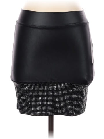Bebe Faux Leather Skirt (view 1)