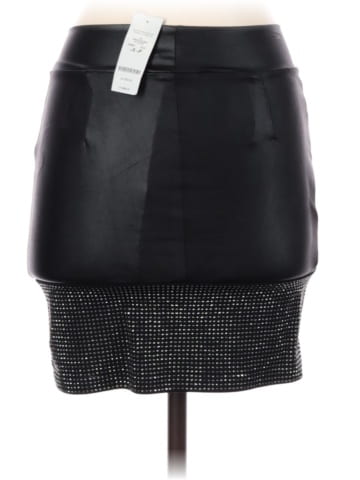 Bebe Faux Leather Skirt (view 2)