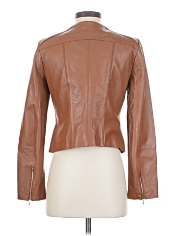 White House Black Market Leather Jacket (view 2)