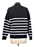 Unbranded Stripes Black Blue Turtleneck Sweater Size L - photo 2