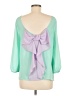 Assorted Brands Green Teal 3/4 Sleeve Blouse Size M - photo 2