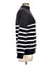 Unbranded Stripes Black Blue Turtleneck Sweater Size L - photo 4