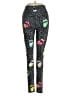 Goldsheep 100% Spandex Hearts Black Leggings Size S - photo 2