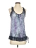Express 100% Nylon Purple Sleeveless Blouse Size S - photo 1