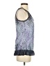Express 100% Nylon Purple Sleeveless Blouse Size S - photo 4