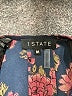 1.State 100% Polyester Floral Blue Long Sleeve Blouse Size M - photo 7