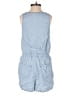 Lulus 100% Tencel Solid Blue Romper Size XS - photo 2