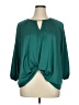 Assorted Brands Teal 3/4 Sleeve Blouse Size XL - photo 1