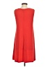 MSK Solid Red Casual Dress Size S - photo 2