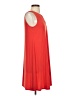 MSK Solid Red Casual Dress Size S - photo 4
