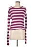 Free People Stripes Purple Pink Pullover Sweater Size M - photo 1