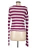 Free People Stripes Purple Pink Pullover Sweater Size M - photo 2