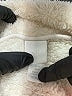 H&M 100% Polyester Ivory Faux Fur Jacket Size S - photo 6