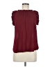 The Workshop 100% Polyester Burgundy Sleeveless Blouse Size M - photo 1