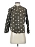 Zara Polka Dots Gray 3/4 Sleeve Blouse Size XS - photo 1