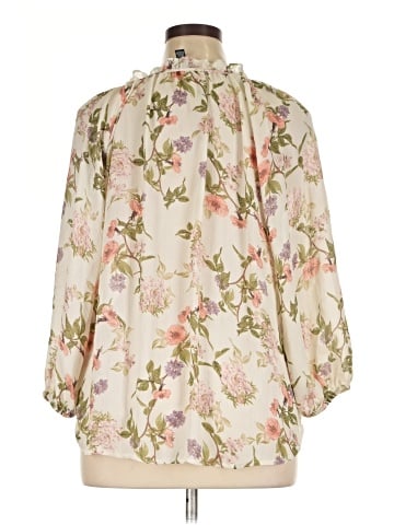 Chaps 3/4 Sleeve Blouse (view 2)