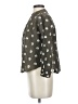 Zara Polka Dots Gray 3/4 Sleeve Blouse Size XS - photo 5