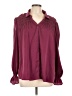 Umgee 100% Polyester Burgundy Long Sleeve Blouse Size L - photo 1