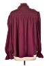 Umgee 100% Polyester Burgundy Long Sleeve Blouse Size L - photo 2
