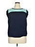 Pure Energy 100% Polyester Teal Sleeveless Blouse Size XL Plus - photo 1