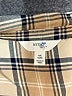 Terra & Sky 100% Viscose Plaid Tan 3/4 Sleeve Button-Down Shirt Size 0X - photo 7