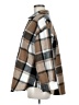 Zaful 100% Polyester Plaid Brown Coat Size 8 - photo 5