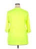 Unbranded 100% Polyester Green 3/4 Sleeve Top Size 2X - photo 2