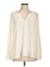 Vince Camuto Ivory Long Sleeve Blouse Size L - photo 1