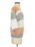 Unbranded 100% Polyester Color Block Tan Gray Pullover Sweater Size S - photo 4