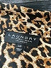 Laundry by Shelli Segal Animal Print Brown Long Sleeve Blouse Size L - photo 7