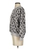 Old Navy 100% Polyester Animal Print Gray Pullover Sweater Size XS - photo 5