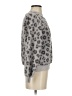 Old Navy 100% Polyester Animal Print Gray Pullover Sweater Size XS - photo 4