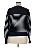 Marella Sport Stripes Black Pullover Sweater Size XL (estimated) - photo 2