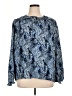 Joie Paisley Blue Long Sleeve Blouse Size XL - photo 1