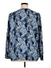 Joie Paisley Blue Long Sleeve Blouse Size XL - photo 2