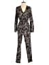 Vince Camuto Graphic Brown Jumpsuit Size XS - photo 1