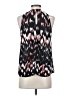 Eight Sixty 100% Polyester Black Sleeveless Blouse Size XS - photo 2
