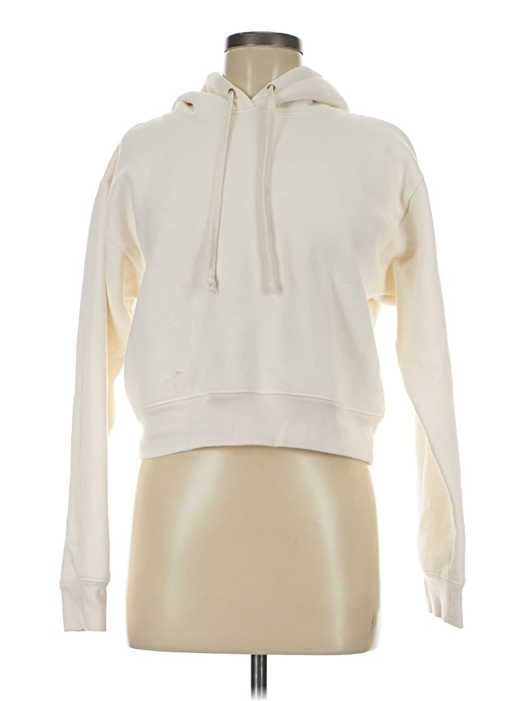 Pre-owned Jcrew Fleece Jacket In Ivory