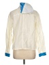 C.L.C. Color Block Ivory Raincoat Size L - photo 2