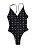 Assorted Brands 100% Polyester Stars Black One Piece Swimsuit Size S - photo 1